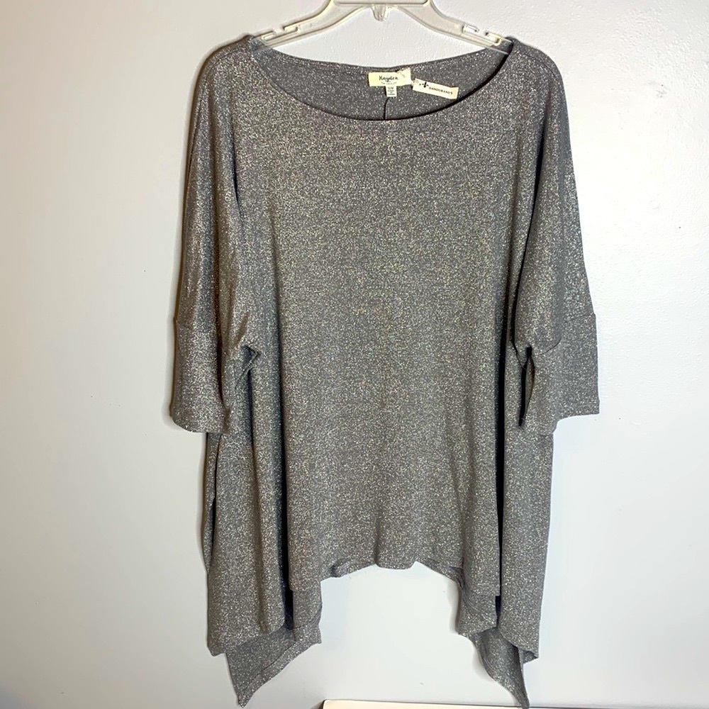 HAYDEN LOS ANGELES METALLIC BLOUSE